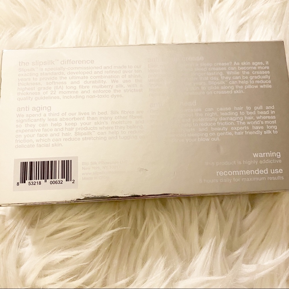 SLIP Pure Silk King Pillowcase & Eye mask NEW - Picture 4 of 16